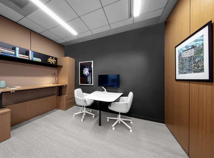 Landcross Linea for Haworth Showroom, Canada