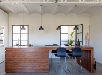 Landcross Vinterio Walnut Kitchen, Barcelona Design Week 2017