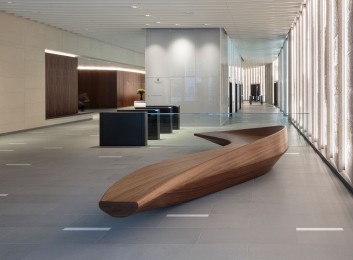 Finsbury Circus Sculptural Bench in London